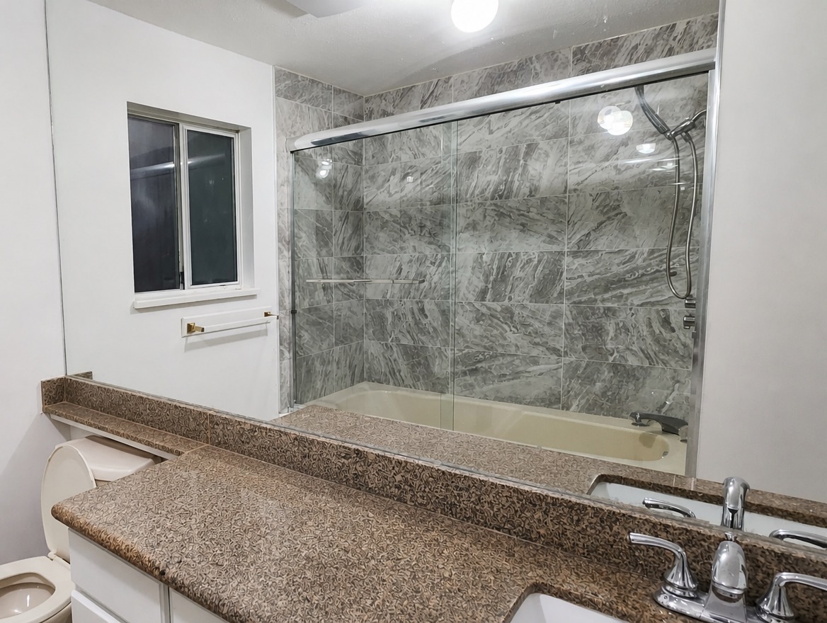 Bathroom after renovation